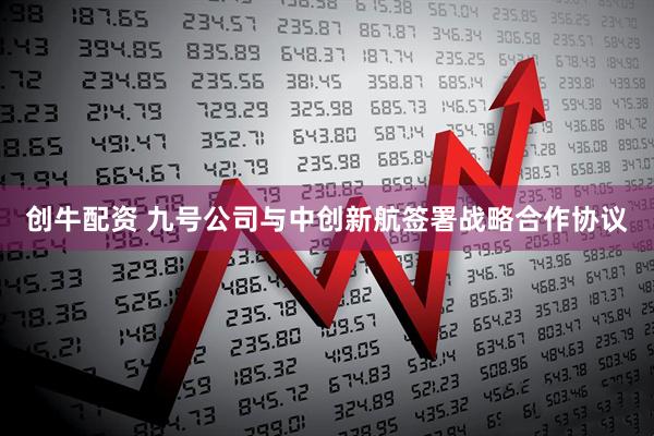 创牛配资 九号公司与中创新航签署战略合作协议