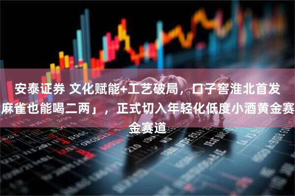 安泰证券 文化赋能+工艺破局，口子窖淮北首发「麻雀也能喝二两」，正式切入年轻化低度小酒黄金赛道